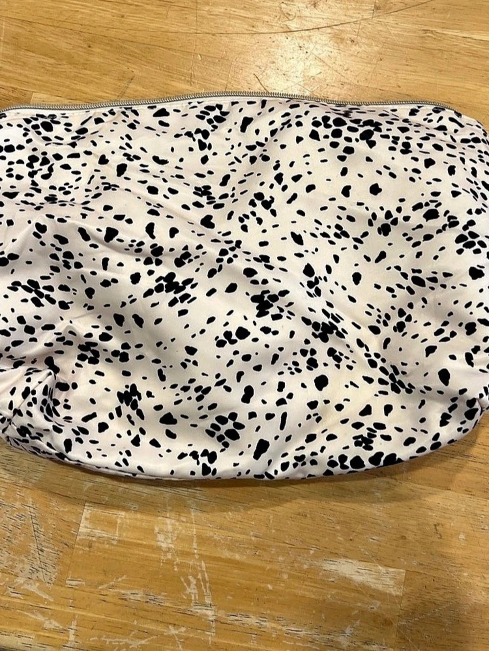 Sonia Kashuk Spotted Cosmetic Pouch in White & Black